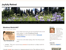 Tablet Screenshot of joyfullyretired.com